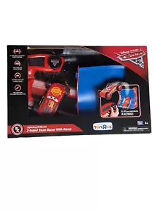 Disney Pixar Cars 3 Red Lightning McQueen 2-Sided RC Stunt Racer & Ramp TRU Excl - Picture 1 of 7