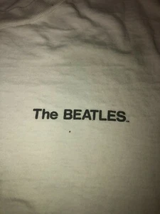 Vintage DISTRESSED 1990 Very Cool "THE BEATLES" White Album 2-SIDED Size Large - Picture 1 of 7