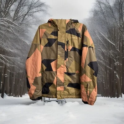 Jaqueta camuflada masculina O’Neill neve impermeável Thinsulate tamanho 12 em excelente estado usado - Imagem 1 de 4