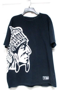 Hustle Gang Grafikdruck T-Shirt Herren Größe 4XL Navy Warrior Logo Kurzarm - Bild 1 von 5