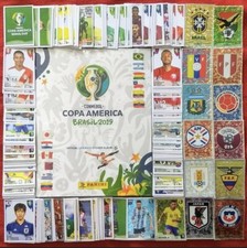 Copa America Brasil 2019 Panini COMPLETE Set 400 Stickers + Album Hard Cover