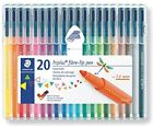 Staedtler 323 Triplus Colour Fibre Tip Pens 1.0 Mm Assorted Colours Pack Of 20