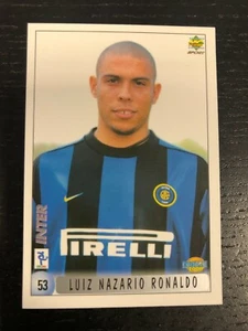 Tarjetas Calciatori Ronaldo Mundi Cromo Mc Sport #53 2000 como nuevas muy raras - Imagen 1 de 2