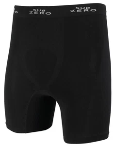 Sub Zero Boxer Undershorts 2 Pack Factor 1 Plus Mens Base Layer NEW £26.98 Black - Picture 1 of 6