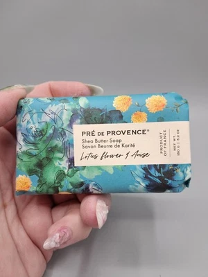 Pre De Provence Soap, 1 Bar French Milled  Soap In "Lotus Flower & Anise" 5.2oz - Image 1 of 4