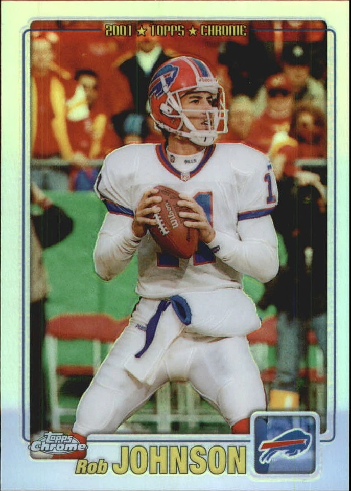 2001 Topps Chrome Refractors #13 Rob Johnson /999 - NM-MT - Image 1 of 2