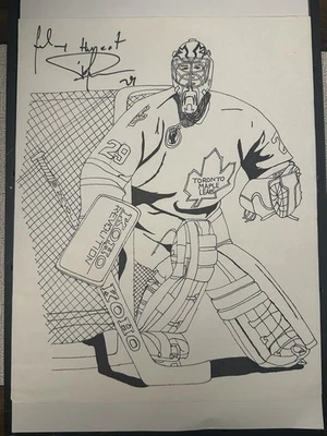 菲利克斯·波特文多伦多枫叶签名亲笔签名手绘图片 — 第 1/3 张图片