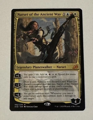 MTG Narset of the Ancient Way - Ikoria: Lair of Behemoths LP - Image 1 of 2