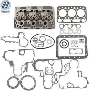 1552103040 1552103044 Cylinder Head W/ Valves Gaksets For Kubota D1402 L2550DT - Bild 1 von 12
