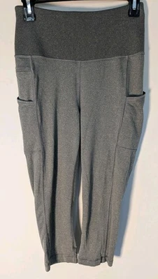 Calça Leggings Patagonia Feminina Cinza Médio Leve Pacote Out Crop Caminhada #21990 - Imagem 1 de 4