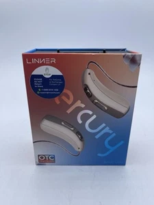 LINNER Mercury OTC Hearing Aids Rechargeable, Noise Cancellation, 3 Modes - Picture 1 of 7