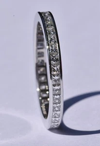 Anillo Eternidad De Diamante De Platino Tiffany & Co - Imagen 1 de 17