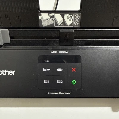 Brother ADS-1000W Color Scanner Duplex Wireless NO POWER ADAPTER OR PC CABLE - Image 1 of 4