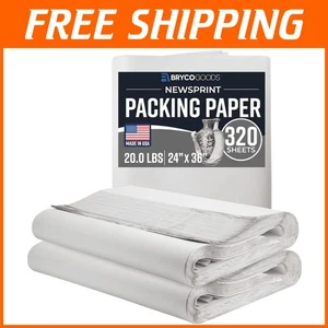 24x36 Newsprint Packing Paper | 320 Sheets - Picture 1 of 9