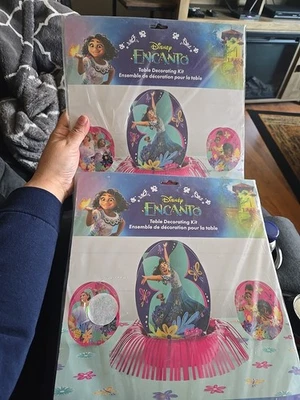 2 kits de decoração de centro de mesa Disney's Encanto 20 confetes aniversário  - Imagem 1 de 2