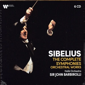 Sir John Barbiroli, Hallé Orchestra - Sibelius Symphonies (6-CD) SEALED - Bild 1 von 2