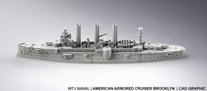USS Brooklyn 1:2400 - Imagen 1 de 1