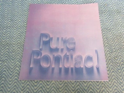 Pontiac GTO 1971 Judge Lemans Firebird Pure Pontiac distribuidor folleto de ventas Foto 1 de 3