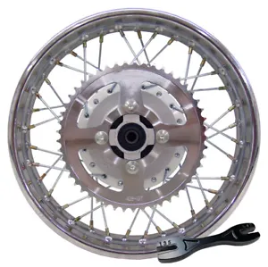 For Yamaha 02-Up TTR 125 TTR125 14" Complete Rear Rim Wheel Assembly Sprocket - Picture 1 of 4