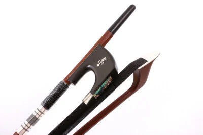 Advance 4/4 Double bass Bow Brazilwood bows Snakewood Frog Black Bow Hair - Image 1 of 4