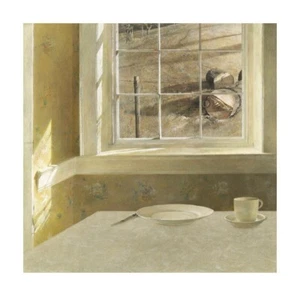 Día de la Cerda de Tierra por Andrew Wyeth famosa impresión artística descontinuada 18x17,5 pulgadas - Imagen 1 de 1