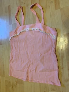 True vintage rosa Shirt Top aus Baumwolle Größe S / M Miss Astor - Bild 1 von 8