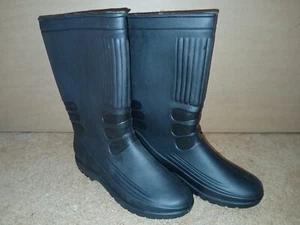 schwarze Damengummistiefel Gr 37 Modell Gilda - NOS Ware - Bild 1 von 6