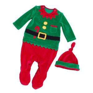  Baby-Elfen-Strampler Grünes Outfit Baby-Elfen-Anzug Kleidung