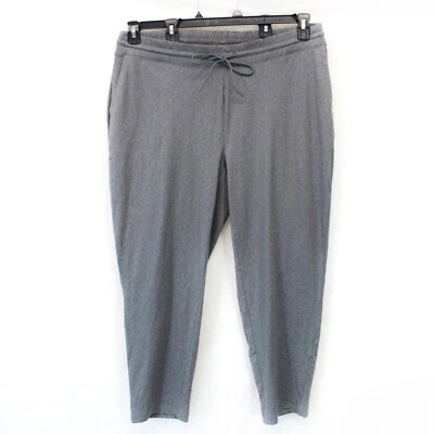 J. Jill Women's Plus Size Gray Fleece Knit Elastic Waist Tapered SWEATPANTS 4X - Image 1 of 4