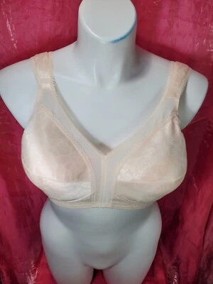 Sujetador Playtex Satinado Sedoso Para Mujer Talla 52DDD Beige Encaje Sexy Sissy Pin-up Y2K  Foto 1 de 4