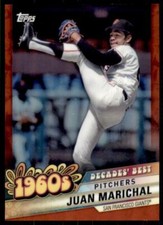 2020 Topps Series 2 Silver Decades Best Chrome Red #DBC-12 Juan Marichal 4/10