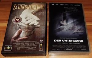 Schindlers Liste + Der Untergang (2 VHS 1995/2004/Ungekürzt) Neuwertig - Bild 1 von 8