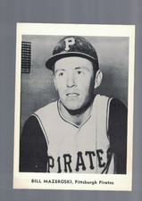 Bill Mazeroski Pittsburgh Pirates 1960's Picture Pack 5x7 Photo