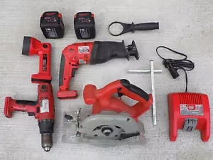 Milwaukee 0923-29 V18 4 Piece Combo Kit with Contractor Bag Lithium Ion - Picture 1 of 5