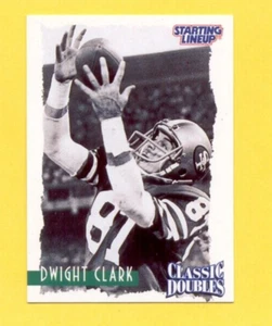 1997 Kenner SLU Starting Line Up DWIGHT CLARK 49ers "The Catch" Doubles Card - Picture 1 of 1