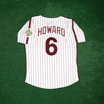 Ryan Howard 1984 Philadelphia Phillies Cooperstown Men's Home White Jersey - Image 1 of 4