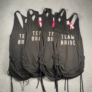 Xhilaration Tank Top Dress Womens 3 Medium 1 Small Team Bride Bachelorette Party - Picture 1 of 9