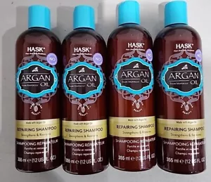 Hask Argan Oil Repairing Daily Shampoo with Vitamin E, Orange 4/12 Oz Bottles - Picture 1 of 1