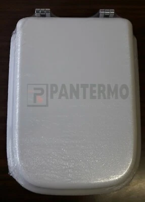 SEDILE WC LEGNO COPRIWATER CONCA IDEAL STANDARD / DUCCIO SENESI BIANCO M0500F2 - Immagine 1 di 4