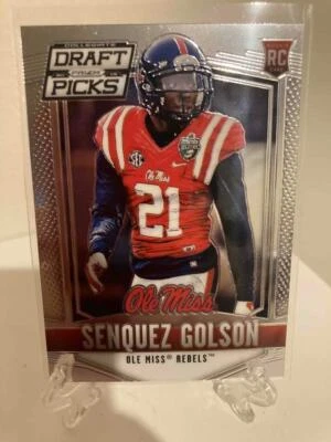 Senquez Golson 237 2015 Panini Prizm Draft Picks Rookie RC Ole Miss Rebels - Image 1 of 2