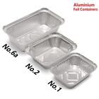 Aluminium Foil Tray Microwave Safe NonToxic Disposable Food Containers with Lids