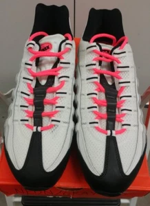 DS NIB Nike Air Max '95  609048-182 White /Hot Lava-Black-Granite Shoes Size 10 - Picture 1 of 9