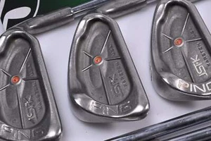 Ping ISI-K Irons / 3-PW+SW / Orange Dot / Regular Flex Ping Cushin JZ Shafts - Picture 1 of 7