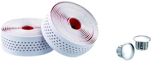 Merida Dots Road Bike Microfibre Handle Bar Tape. White/ Red - Picture 1 of 6
