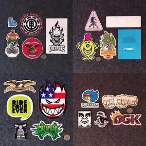 SK8 Stickers - Supreme, Obey, Toy Machine, DGK, Obey, Powell, Enjoi, 101, Almost - Picture 1 of 5