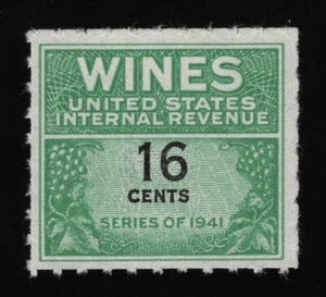 #RE128 16c Wines, Mint NGAI NH [1] **ANY 5=FREE SHIPPING** - Picture 1 of 1