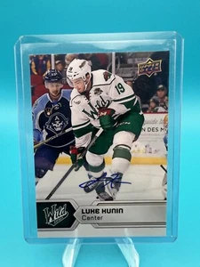 2017-18 Upper Deck AHL - SPs Autographs #112 Luke Kunin (AU, RC) - Picture 1 of 2