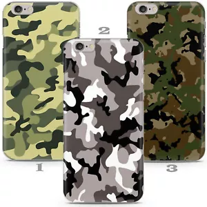 Handyhülle Camoflage Muster Armee Geschenk für iPhone 4 5 6 7 8 11 12 13 14 Xr - Bild 1 von 10