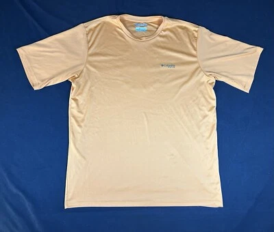 Футболка с коротким рукавом Columbia PFG Omni-Shield оранжевая мужская большая футболка - Изображение 1 из 4