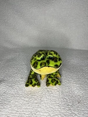 GANZ Webkinz Bullfrog Bean Bag Plush Stuffed Animal Soft Toy HM114 No Code - Image 1 of 3